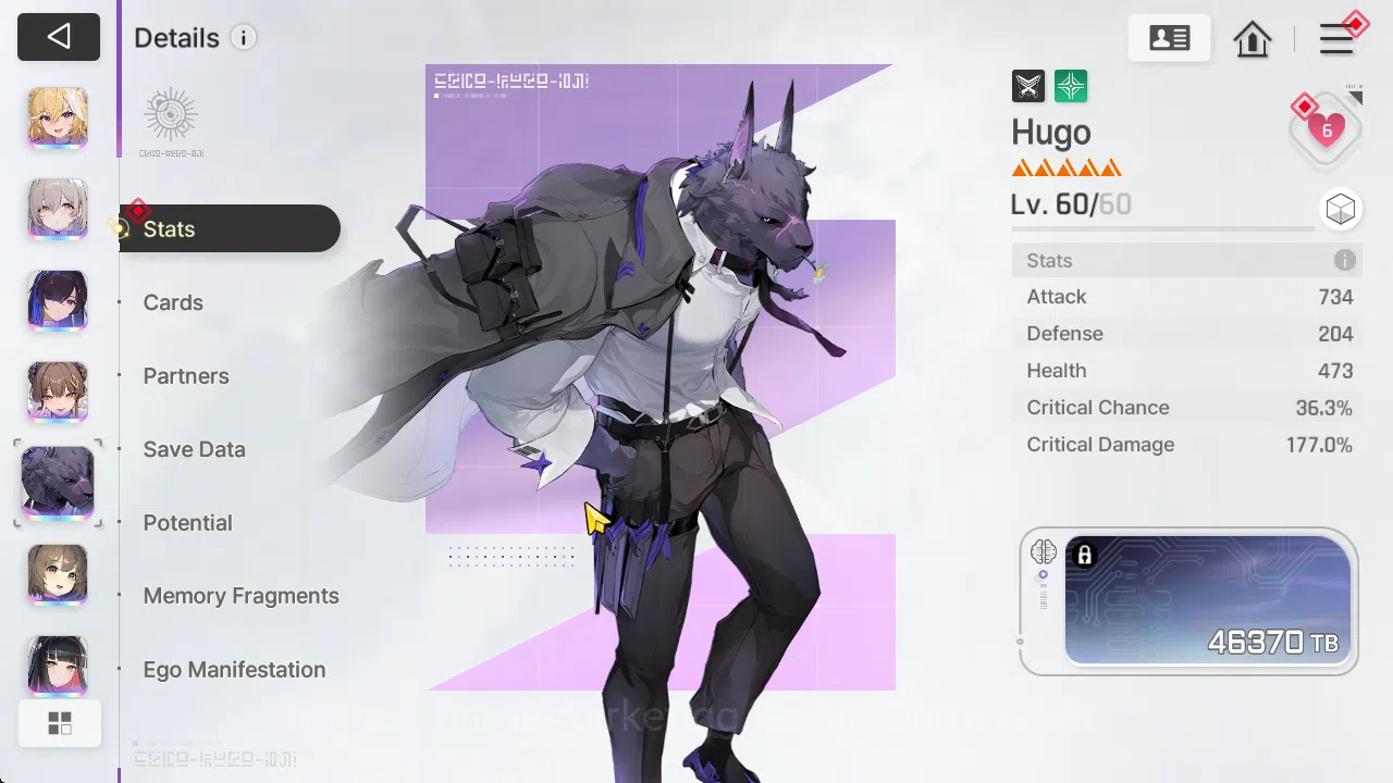Chaos Zero Nightmare Accounts Asia Lv54 |12 SSR[(SerenielM3,Chizum1,YukiM1)+Part image 17