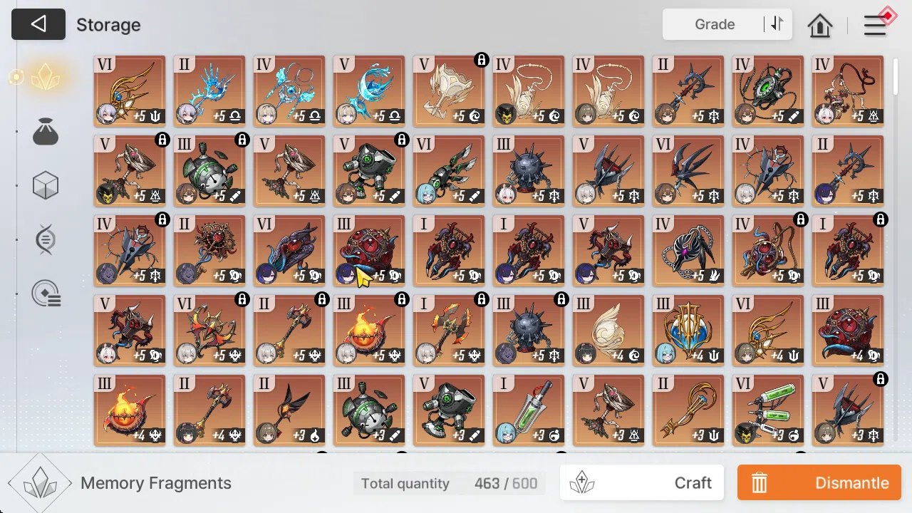 Chaos Zero Nightmare Accounts Asia Lv54 |12 SSR[(SerenielM3,Chizum1,YukiM1)+Part image 9