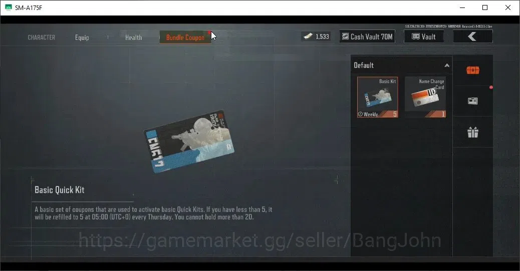 Arena Breakout Accounts High-End Mobile | LV 30 | SV 70 M | CV 70 M | Shadow F2000, SD F57 skin, Wayfarer Set | Change Name 3