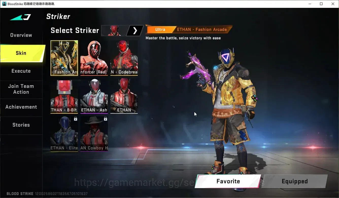 Blood Strike Accounts ASIA|Collab AOT[MIKASA,M700,M4A1,KAG6,FAL],7DS[Ak4 image 5