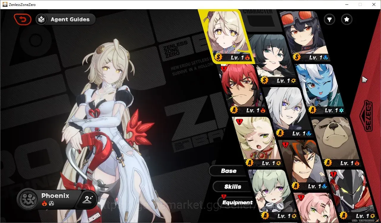 Zenless Zone Zero Accounts Starter ASIA|Fresh Starter IK 05|3Limit Pheonix,JaneDoe+Sign,Grace + ChrSTD 1