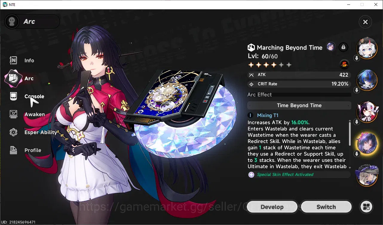Neverness to Everness Accounts GLOBAL SEA|HL 43|TL 28|8 SSR (HotoriA3+Skin,Lacrim image 6
