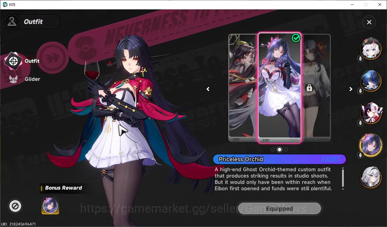Neverness to Everness Accounts GLOBAL SEA|HL 43|TL 28|8 SSR (HotoriA3+Skin,Lacrim image 8