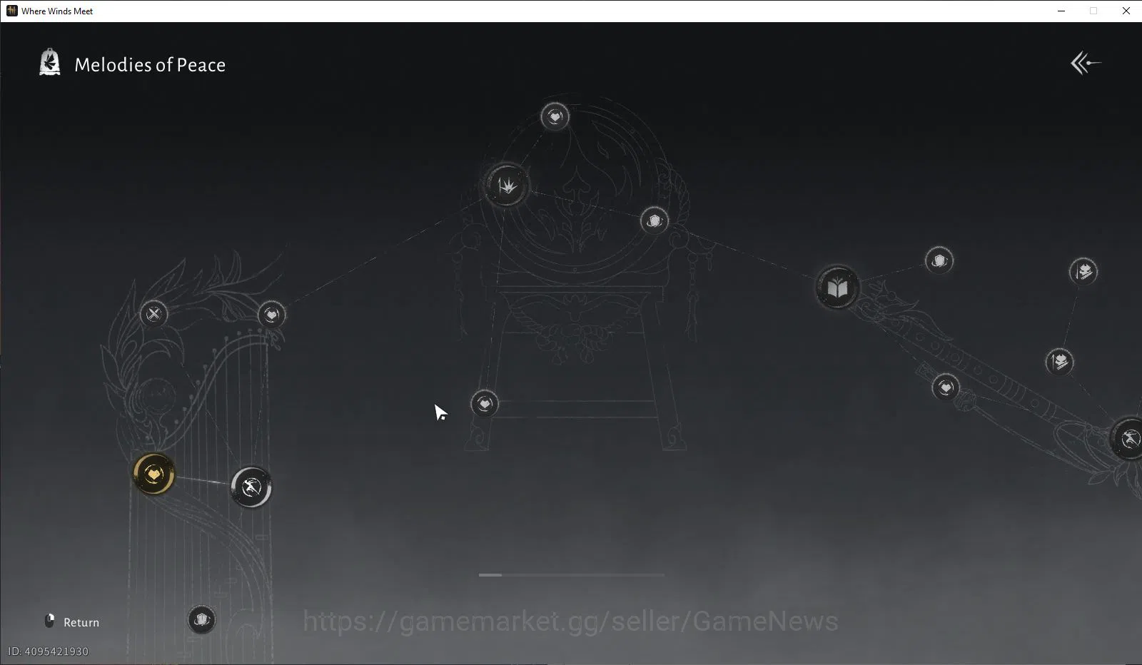 Where Winds Meet Accounts GLOBAL|Lv 6|Fresh Starter|GS 3684|1 Harmonic Core| image 19