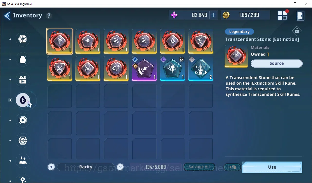 Solo Leveling: ARISE Accounts Total Powe 663K|17 SSR + 82K Essense|GotoA5+SignA1, MireiA5+SignA5, GunheeA5+Sign 18