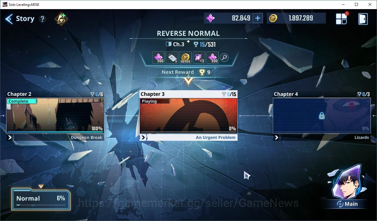 Solo Leveling: ARISE Accounts Total Powe 663K|17 SSR + 82K Essense|GotoA5+SignA1, MireiA5+SignA5, GunheeA5+Sign 20