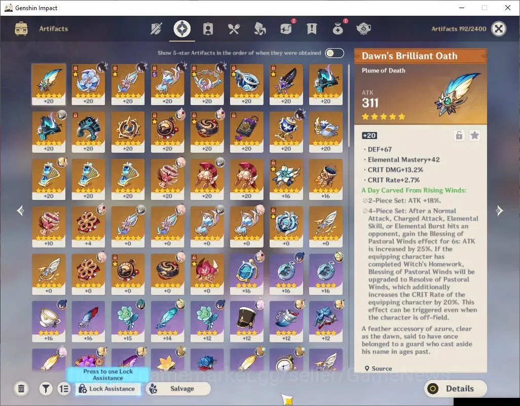 Genshin Impact Accounts ASIA |AR50 |3 Limit + 2 (*5WP) |Linnea + Signature image 8