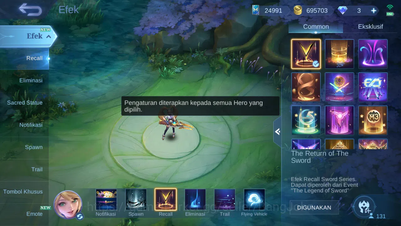 Mobile Legends: Bang Bang Accounts Others Hero 131 Skin 250 | KOF karina | CC Natalia | Dtamer Valir | Seiya Badang | Epic 15