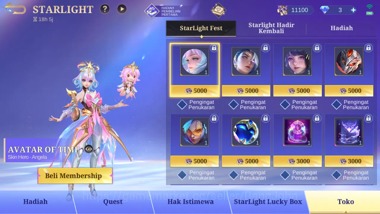 Mobile Legends: Bang Bang Accounts Others Hero 131 Skin 250 | KOF karina | CC Natalia | Dtamer Valir | Seiya Badang | Epic 19