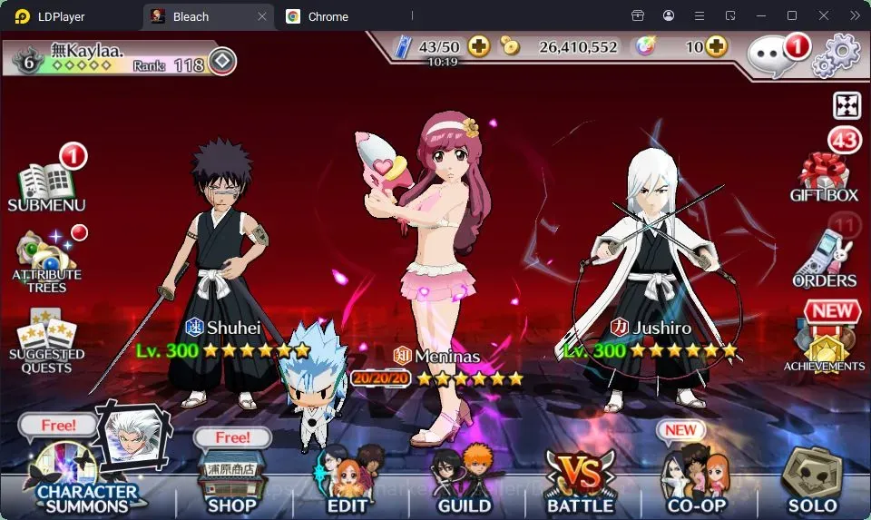 Bleach: Brave Souls Accounts Starter Global |2M BP Fresh Story|3K Prem Acc Ticket|Ichigo 1