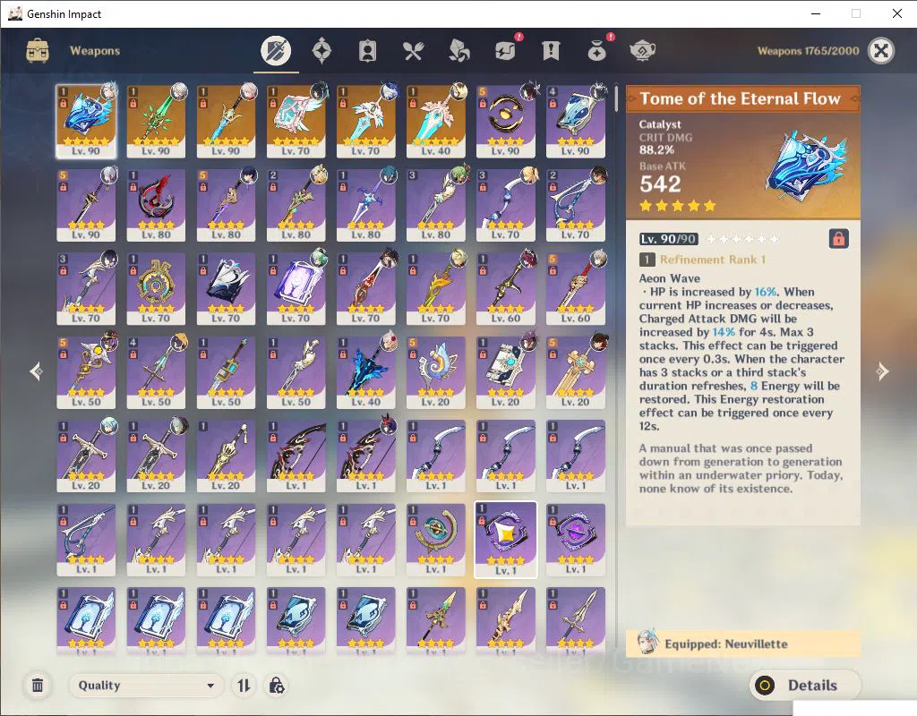 Genshin Impact Accounts Asia|AR 58|13 Limited +6(*5Weapon)|[Neuvillate C1, image 5