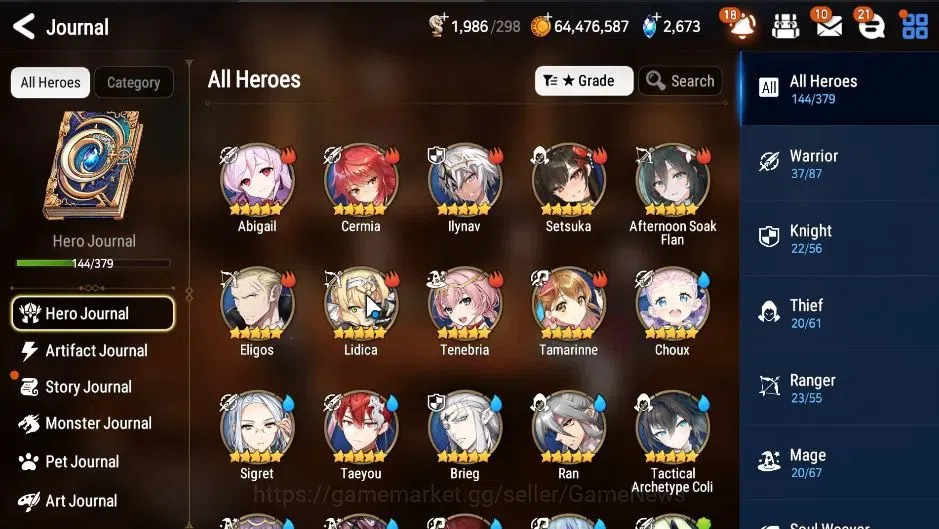 Epic Seven Accounts GLOBAL Verif|9 ML[LOTScales,EIlynav,Belian,Straze, image 6