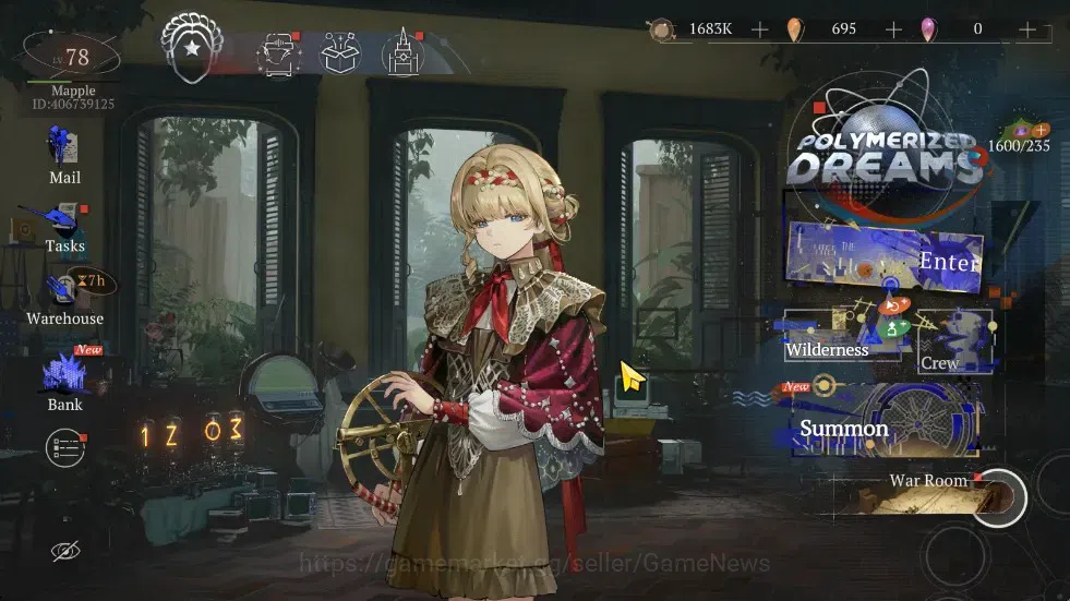 Reverse: 1999 Accounts Midgame GLOBAL|Lv 78|32 (*6Crew)+6 Limited|[Anjo Nala,Lucy,Jiu Niangzi,Paper 1