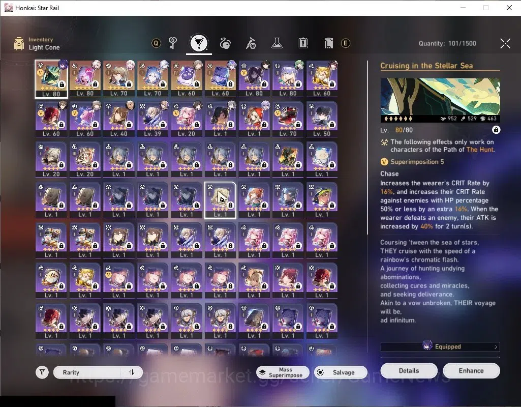 Honkai Star Rail Accounts Asia|TL 65|Elation PremTeam|10 Limited| [SW 999,Sp image 5