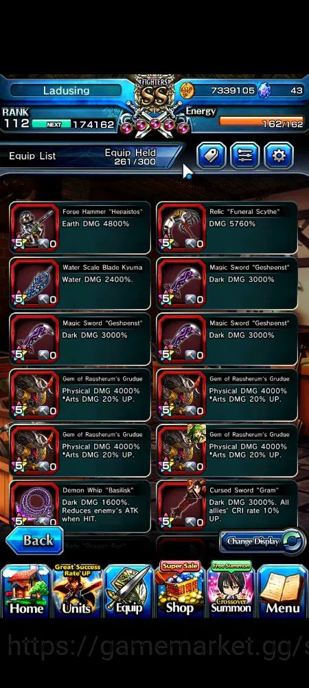 Grand Summoners Accounts Global|Rank 112|28 Ascend+6 TW|[Inumuta,Sayaka,Emi image 11