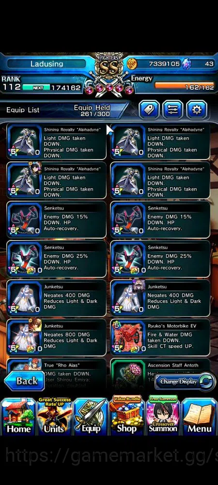Grand Summoners Accounts Global|Rank 112|28 Ascend+6 TW|[Inumuta,Sayaka,Emi image 18