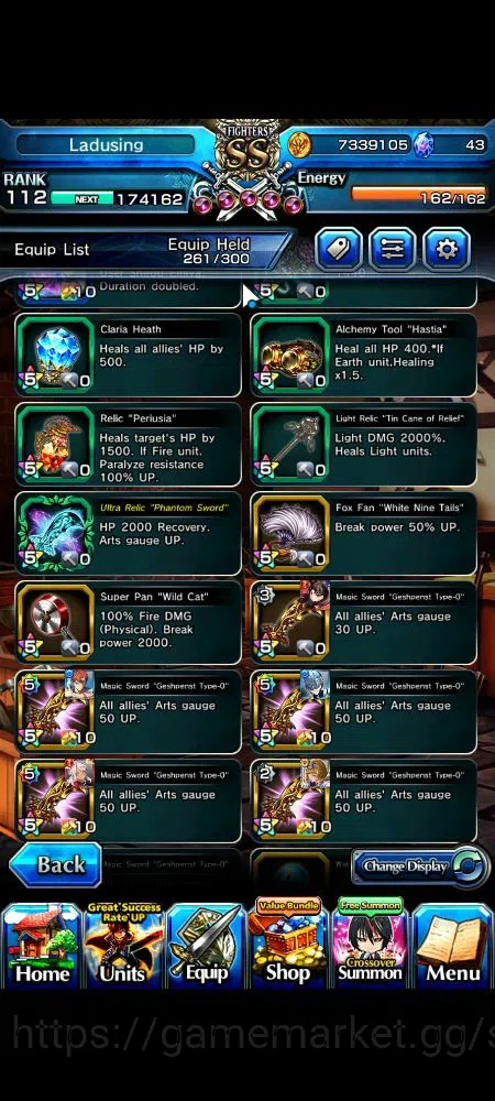 Grand Summoners Accounts Global|Rank 112|28 Ascend+6 TW|[Inumuta,Sayaka,Emi image 19