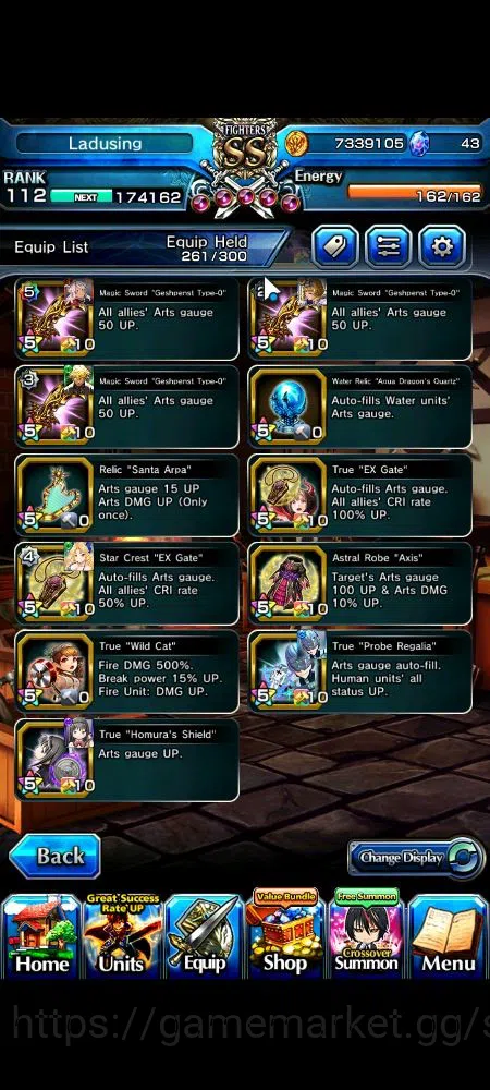 Grand Summoners Accounts Global|Rank 112|28 Ascend+6 TW|[Inumuta,Sayaka,Emi image 20