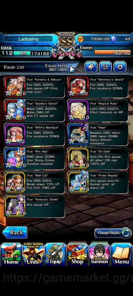 Grand Summoners Accounts Global|Rank 112|28 Ascend+6 TW|[Inumuta,Sayaka,Emi image 7