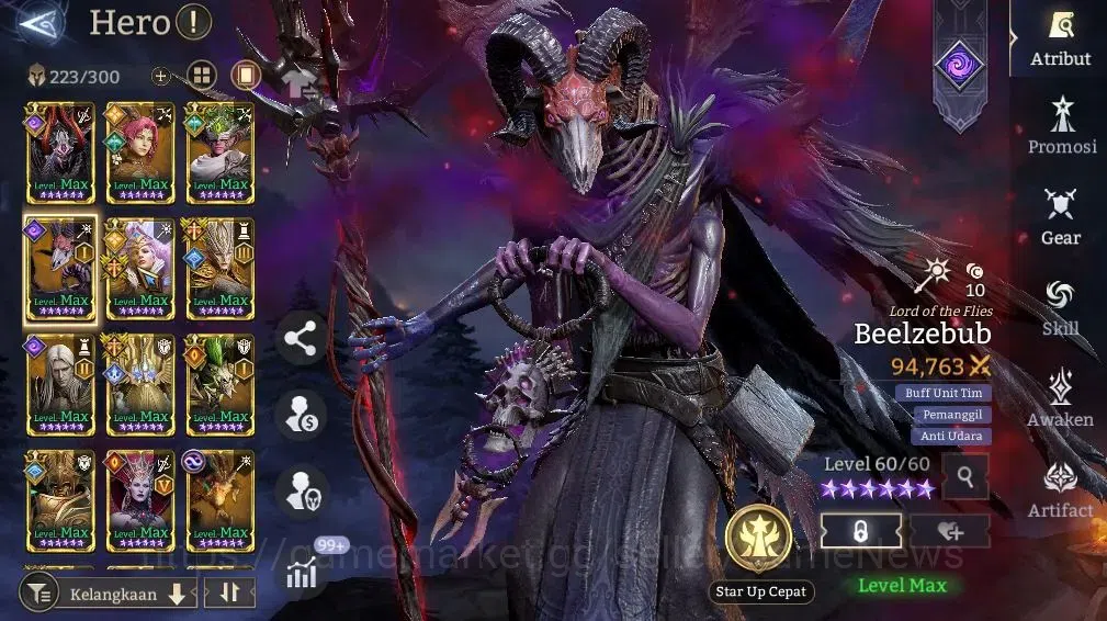 Watcher of Realms Accounts End-Game GLOBAL 60x|Lv80|6.4M Power|7 Lord[Ingrid,Ezareth,Iovar,Elddr,Torodor,etc]+62 10