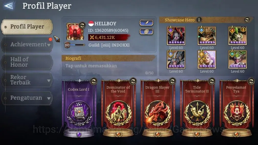 Watcher of Realms Accounts End-Game GLOBAL 60x|Lv80|6.4M Power|7 Lord[Ingrid,Ezareth,Iovar,Elddr,Torodor,etc]+62 2