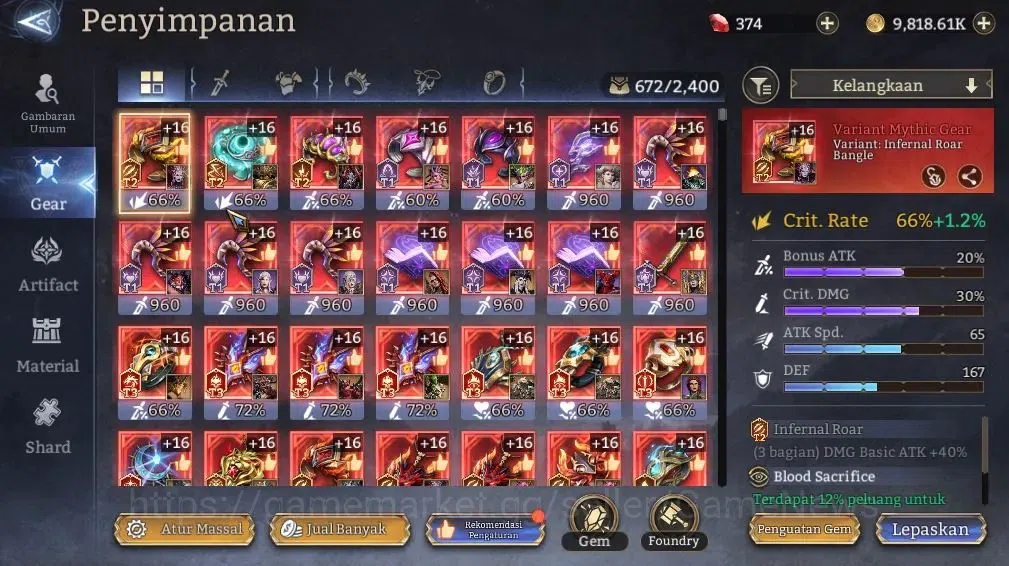 Watcher of Realms Accounts End-Game GLOBAL 60x|Lv80|6.4M Power|7 Lord[Ingrid,Ezareth,Iovar,Elddr,Torodor,etc]+62 20