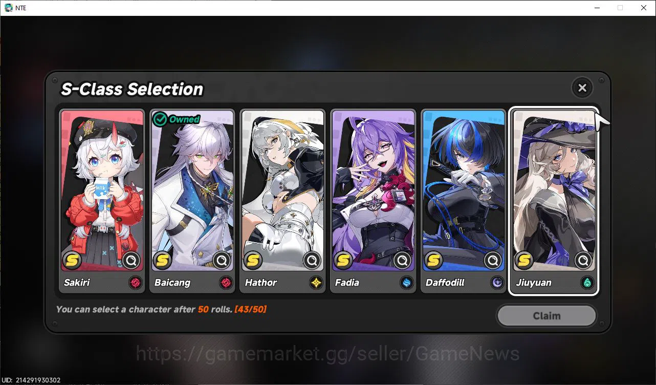 Neverness to Everness Accounts GLOBAL EU |HL 3| 2 SSR Limited Nanally Awk 1 + Pho image 6