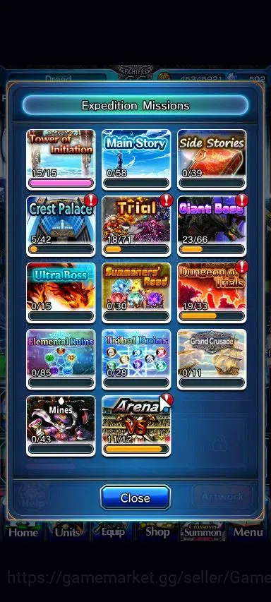 Grand Summoners Accounts Global|Rank 88|502 cc|8 Ascend+3 TW|(Fen,Konpaku,D image 7