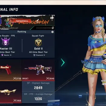 Blood Strike Accounts Others ASIA | 1 Eternal: MP7-Tidesong Lv2|1 Ultra Melee: Butterfly Knife-Synthwave|3 Ultra