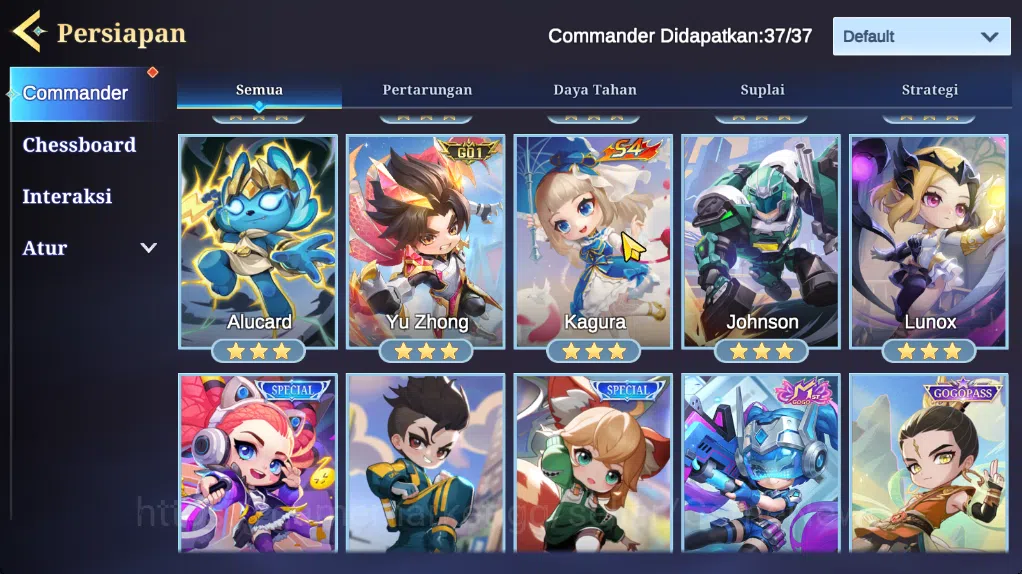 Magic Chess: Go Go Accounts High Mytick69|37Commander 22 Max|54 Skin Epic Go1 Yuzong,12 Special,30 Elite,7 Painted|6 12