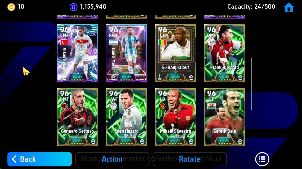 eFootball Accounts Mid-Tier Mobile|Big Time[Rijkaard,C Makelele],L Thuram Arial Fort,Matthaus Phenom Pass,Oliver Khan,Ferenc 5