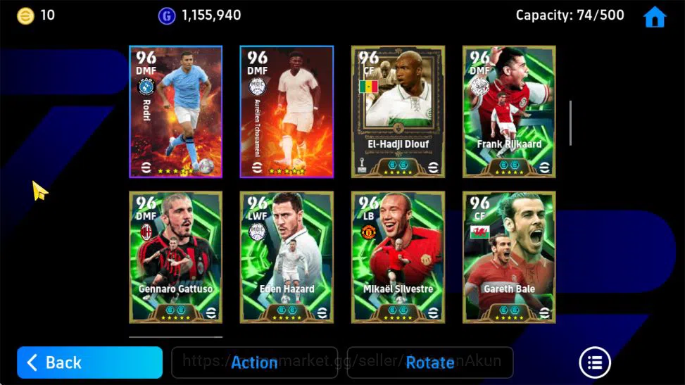 eFootball Accounts Mid-Tier Mobile|Big Time[Rijkaard,C Makelele],L Thuram Arial Fort,Matthaus Phenom Pass,Oliver Khan,Ferenc 9