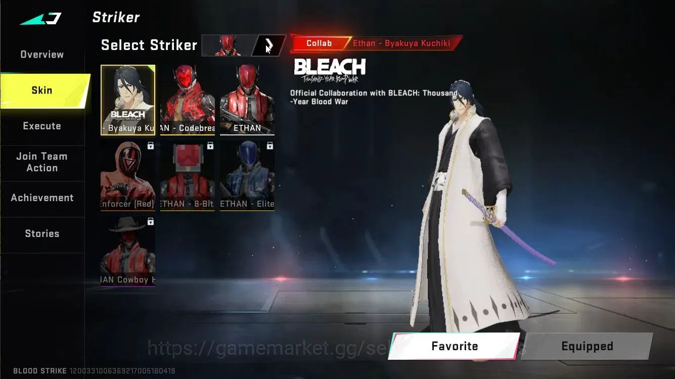 Blood Strike Accounts ASIA|ETERNAL[Ethan-Odashadow]|Collab BLEACH Byakuy image 5