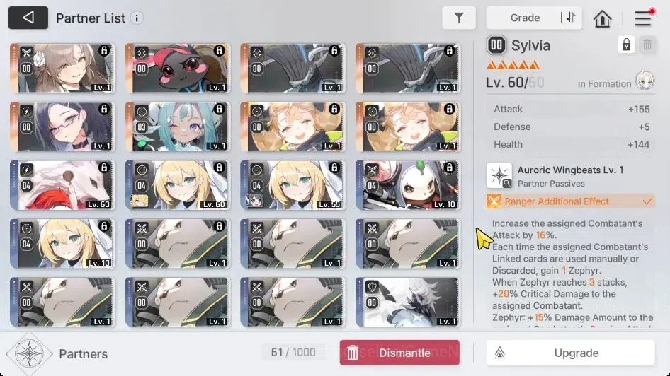 Chaos Zero Nightmare Accounts GLOBAL|WellBuild|2K Crys+1 Omega|17 SSR[(Heidemari image 16