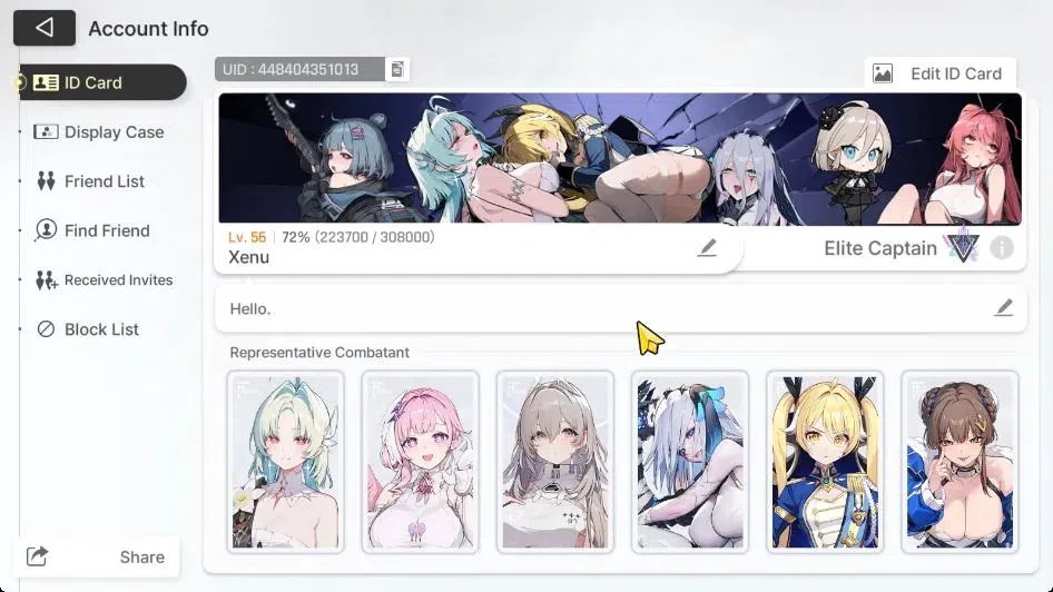 Chaos Zero Nightmare Accounts GLOBAL|WellBuild|2K Crys+1 Omega|17 SSR[(Heidemari image 2