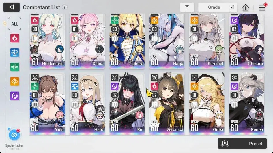 Chaos Zero Nightmare Accounts GLOBAL|WellBuild|2K Crys+1 Omega|17 SSR[(Heidemari image 3