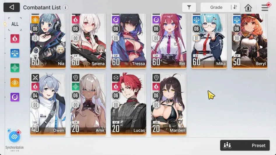 Chaos Zero Nightmare Accounts GLOBAL|WellBuild|2K Crys+1 Omega|17 SSR[(Heidemari image 5