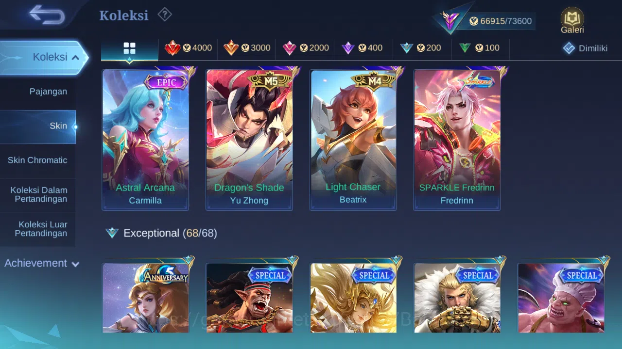 Mobile Legends: Bang Bang Accounts Hero 132 Skin 291 | Abbys Leomord | Annual Haya | image 10