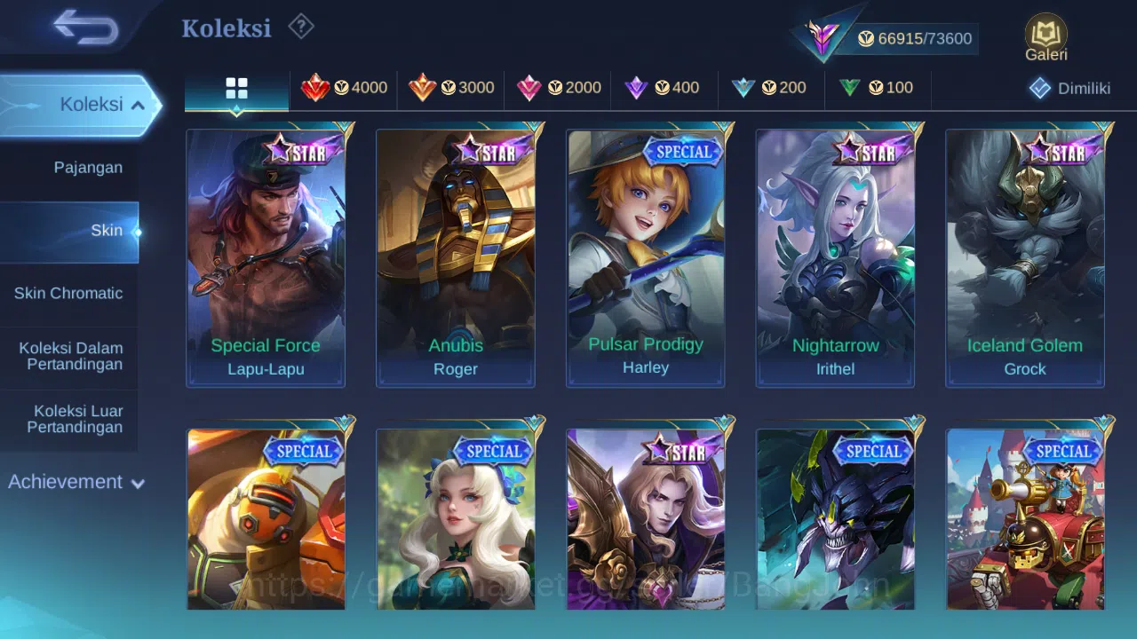 Mobile Legends: Bang Bang Accounts Hero 132 Skin 291 | Abbys Leomord | Annual Haya | image 11