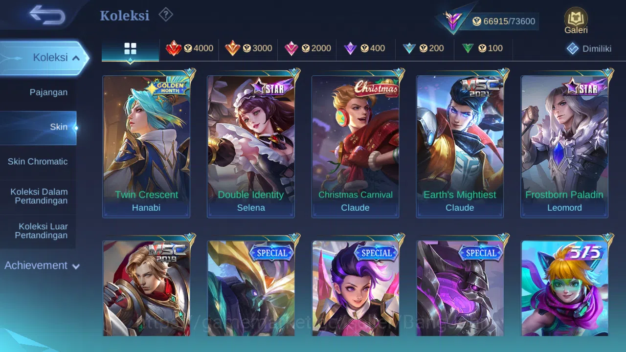 Mobile Legends: Bang Bang Accounts Hero 132 Skin 291 | Abbys Leomord | Annual Haya | image 12