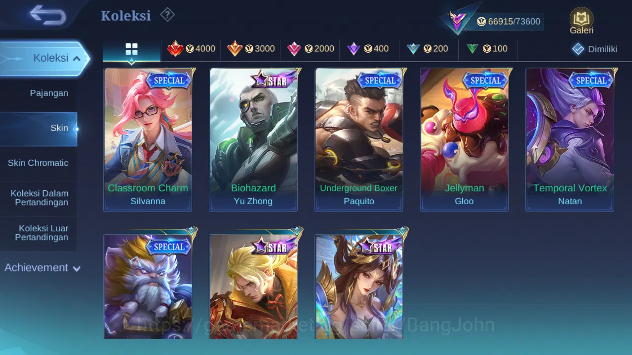 Mobile Legends: Bang Bang Accounts Hero 132 Skin 291 | Abbys Leomord | Annual Haya | image 13
