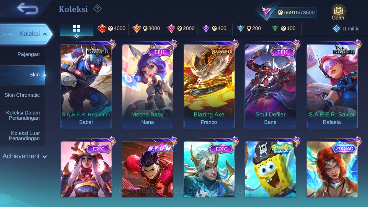Mobile Legends: Bang Bang Accounts Hero 132 Skin 291 | Abbys Leomord | Annual Haya | image 4