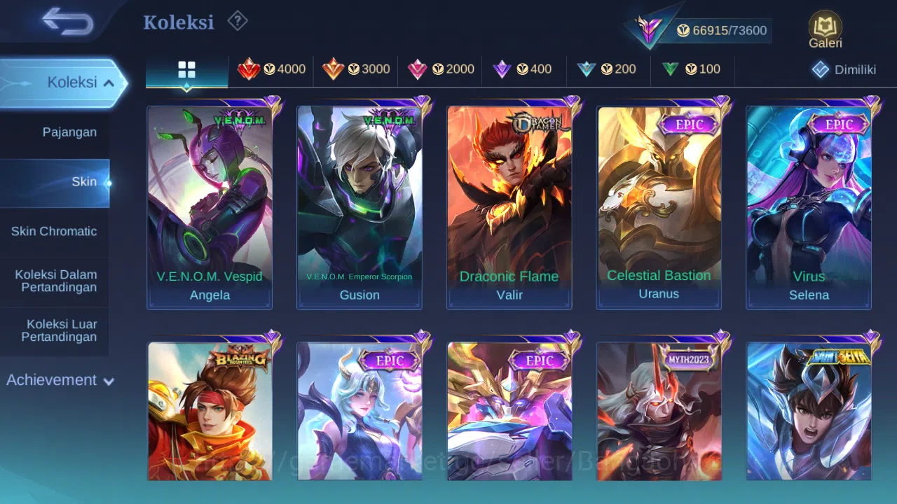 Mobile Legends: Bang Bang Accounts Hero 132 Skin 291 | Abbys Leomord | Annual Haya | image 7