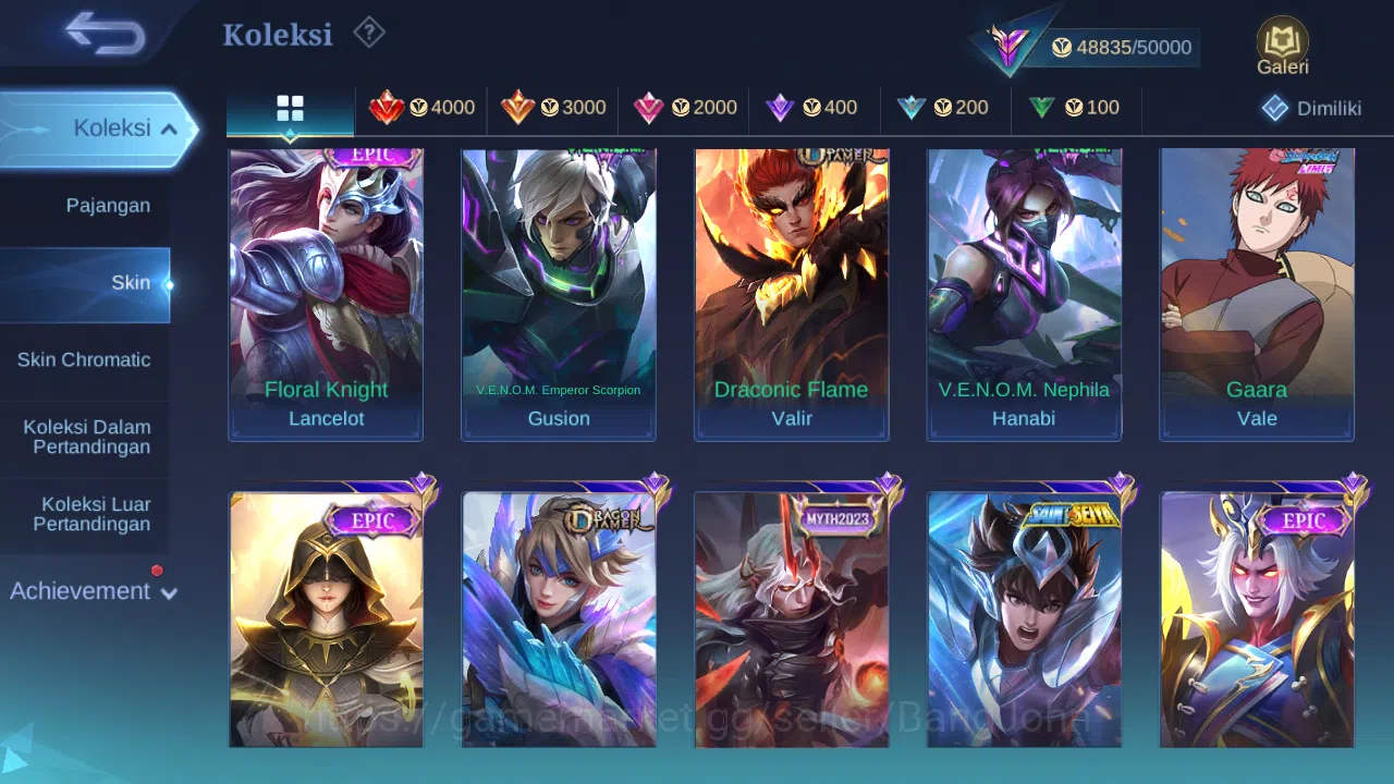 Mobile Legends: Bang Bang Accounts GLOBAL Hero 119 Skin 206 | Luckyb Alpha Eudora | C image 10