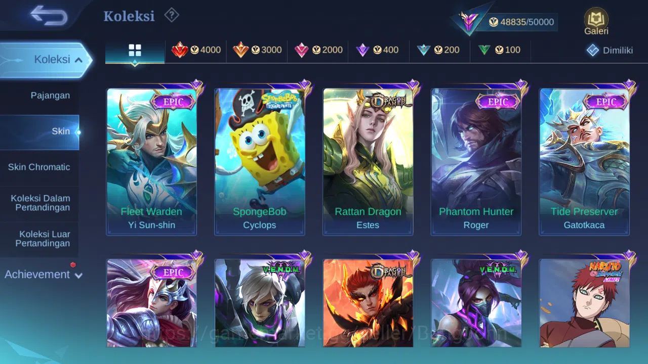 Mobile Legends: Bang Bang Accounts GLOBAL Hero 119 Skin 206 | Luckyb Alpha Eudora | C image 11