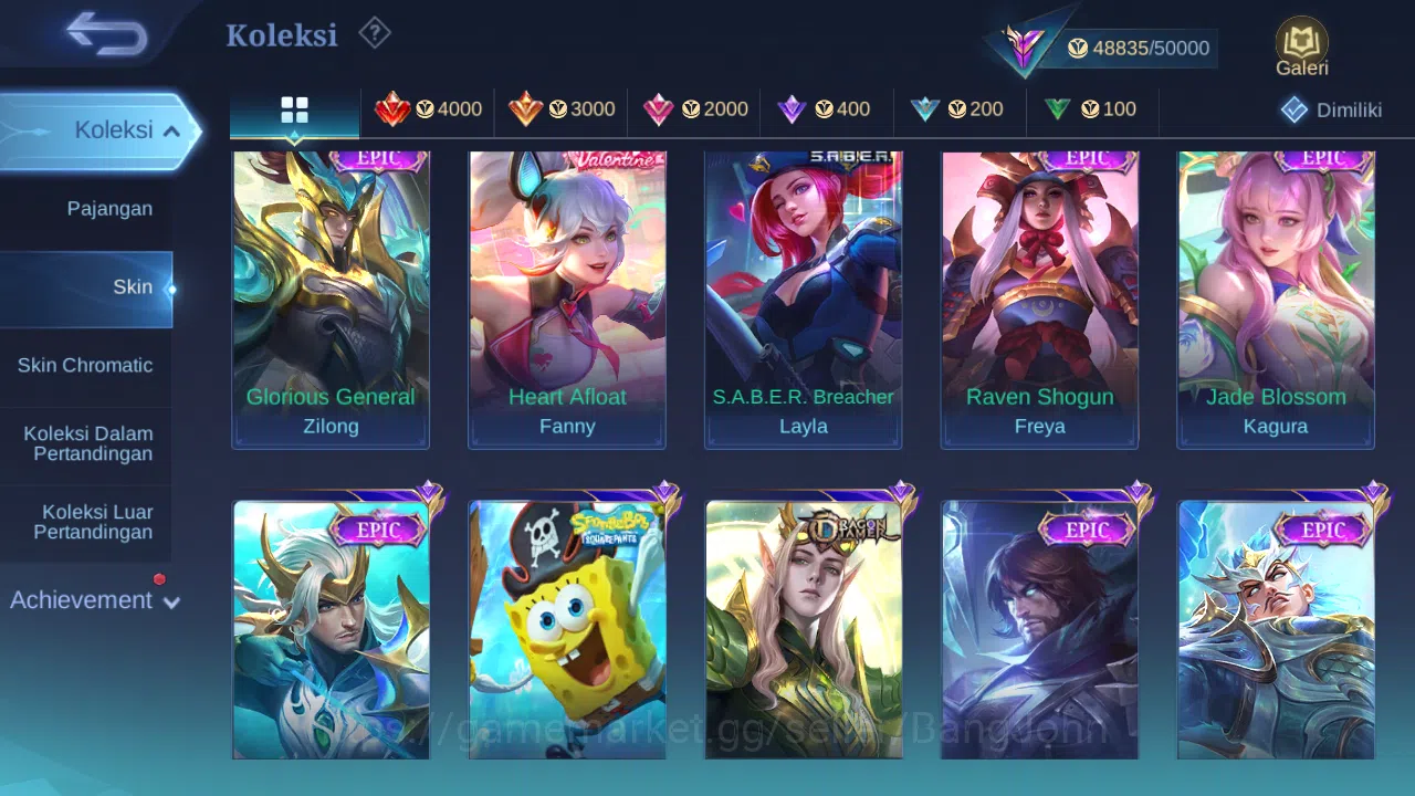 Mobile Legends: Bang Bang Accounts GLOBAL Hero 119 Skin 206 | Luckyb Alpha Eudora | C image 12