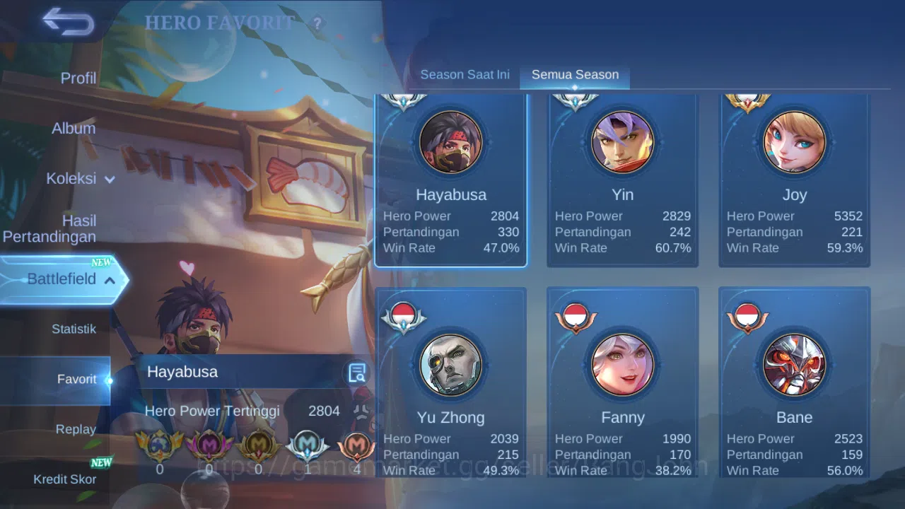 Mobile Legends: Bang Bang Accounts GLOBAL Hero 119 Skin 206 | Luckyb Alpha Eudora | C image 3