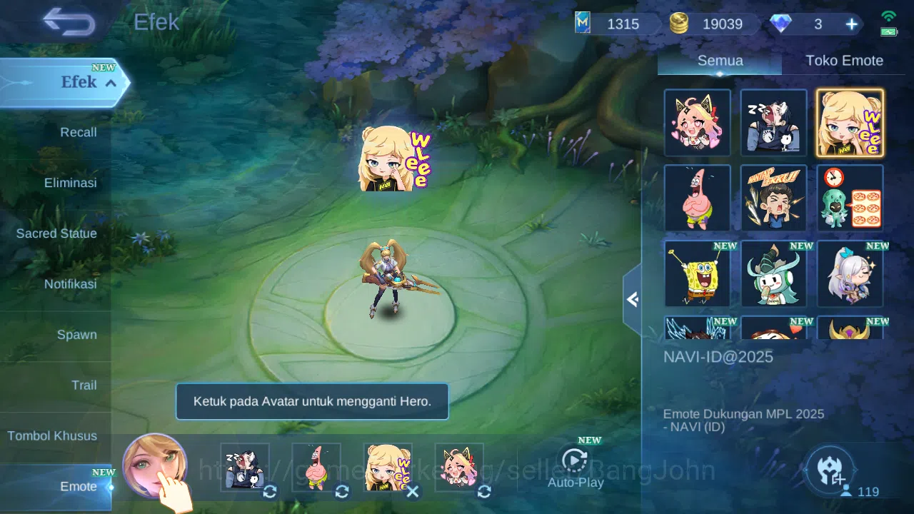 Mobile Legends: Bang Bang Accounts GLOBAL Hero 119 Skin 206 | Luckyb Alpha Eudora | C image 5