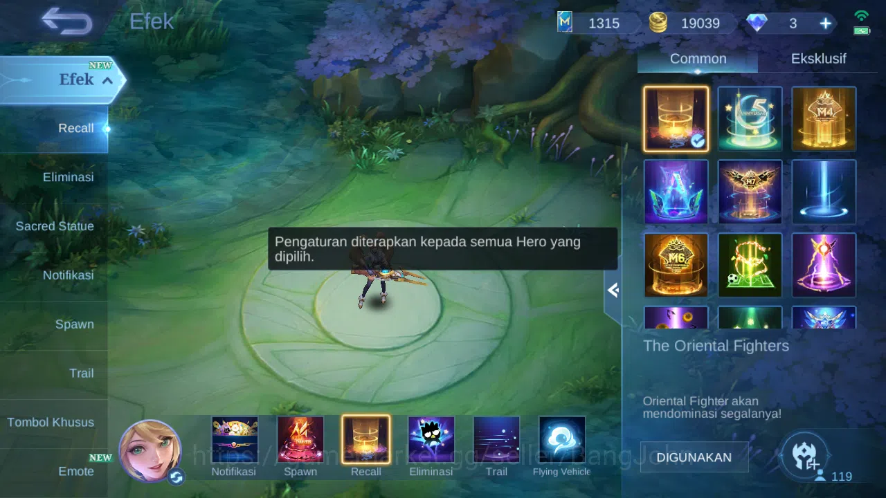 Mobile Legends: Bang Bang Accounts GLOBAL Hero 119 Skin 206 | Luckyb Alpha Eudora | C image 6