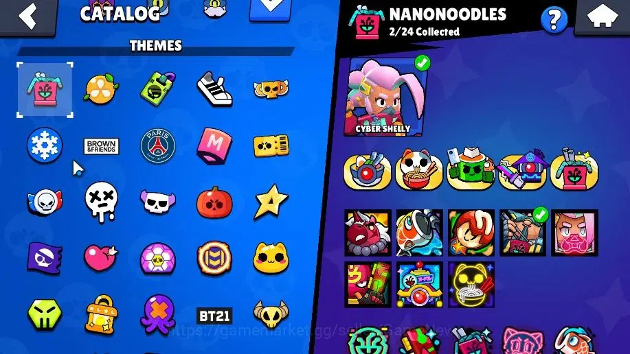 Brawl Stars Accounts 1024 Trophy|16 Brawler 2 Max (Shelly,Edgar) |14k Bling| 1 Legend [Cyber Shelly] 1 Myth [Gridiron Otis 19